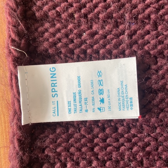 Call It Spring Purple Scarf. - Picture 5 of 7